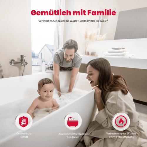 10L Propan Durchlauferhitzer für den Innenbereich - 50mbar [Energieklasse A+]