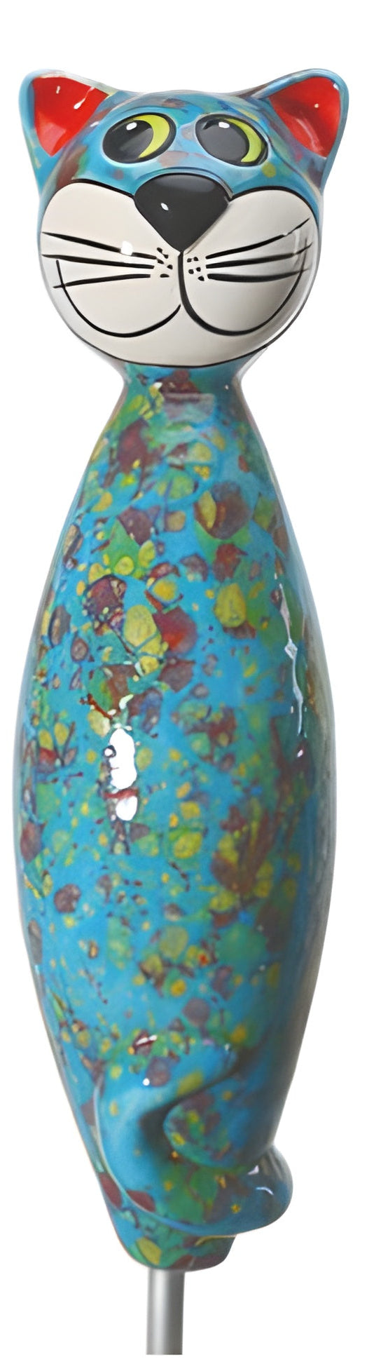 Blue with Multicolor Spots