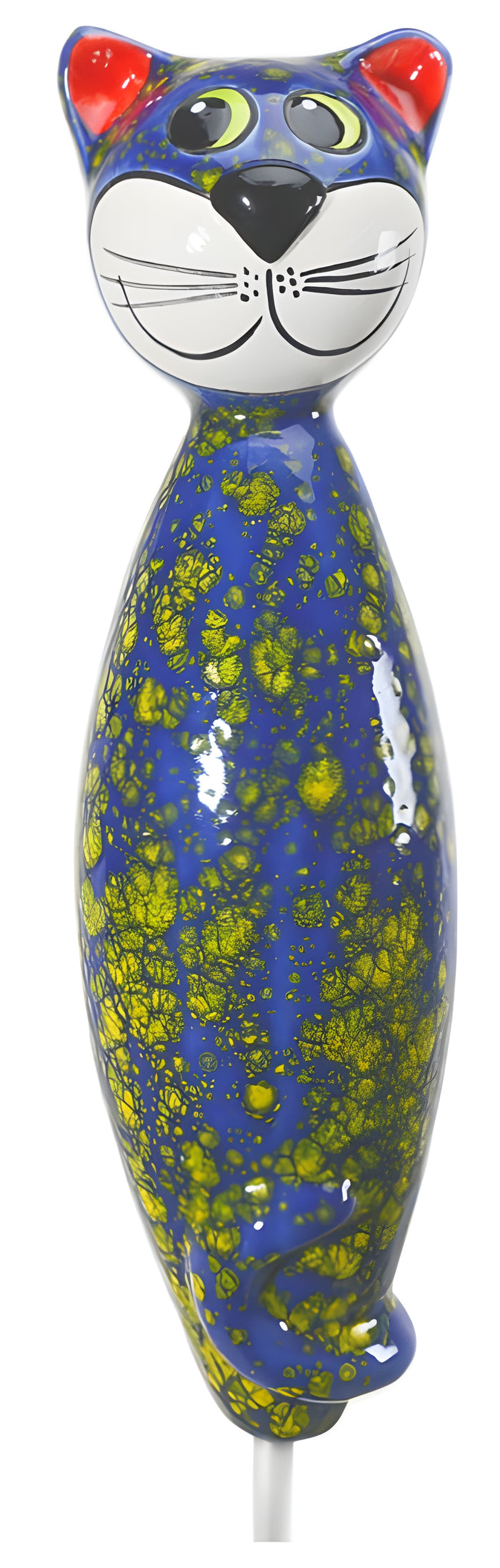Blue with Yellow Spots
