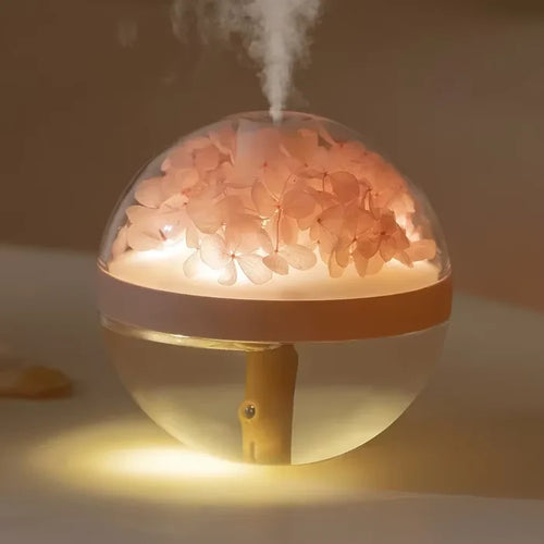 270ML Air Humidifier USB Rechargeable with LED Light Mist Maker