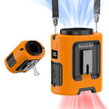 5000mAh Portable Waist Fan - 4 Speeds Neck Fan for Outdoor Travel