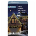 720 LED Snowing Icicle Warm White Lights with Timer