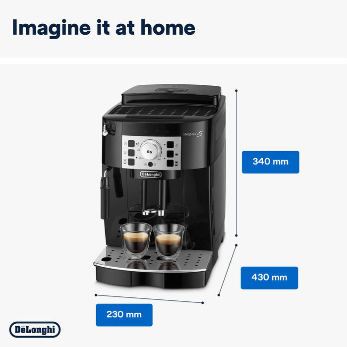 Automatic Bean to Cup Coffee Machine Espresso and Cappuccino Maker Black — view 3