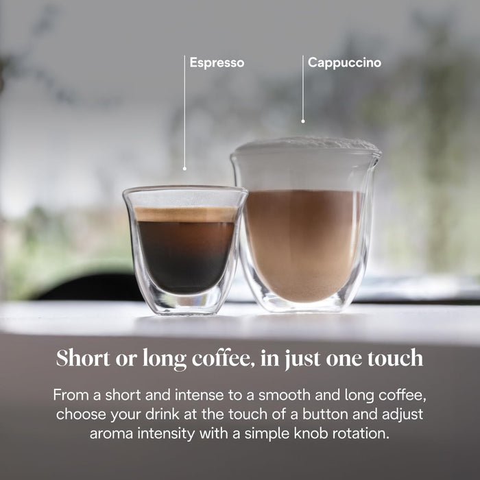Automatic Bean to Cup Coffee Machine Espresso and Cappuccino Maker Black — view 5