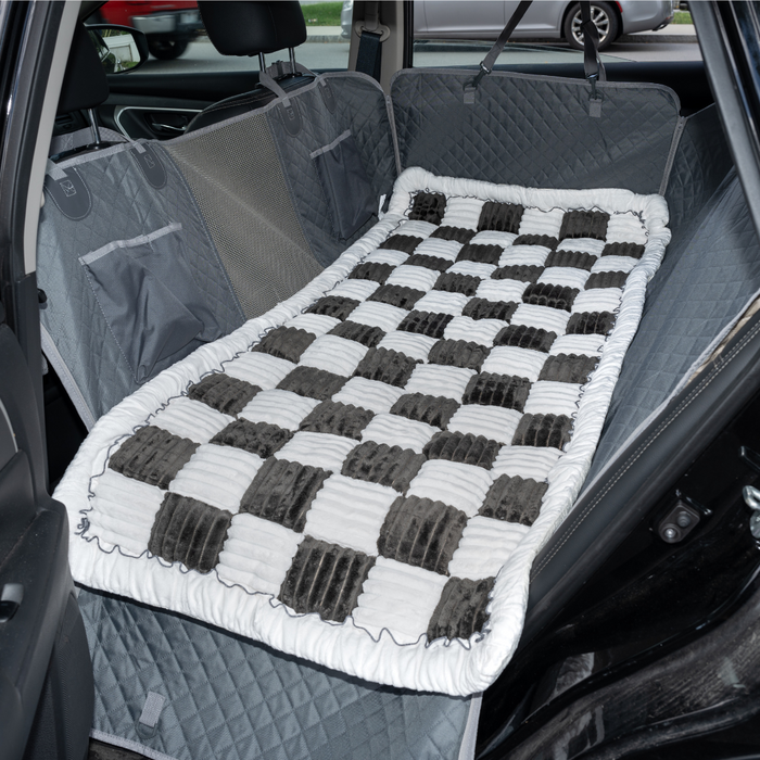 Backseat Dog Bed Large Plush Pet Car Seat Bed For Cozy Rides Fall 2025 Travel Must Have Mess Free