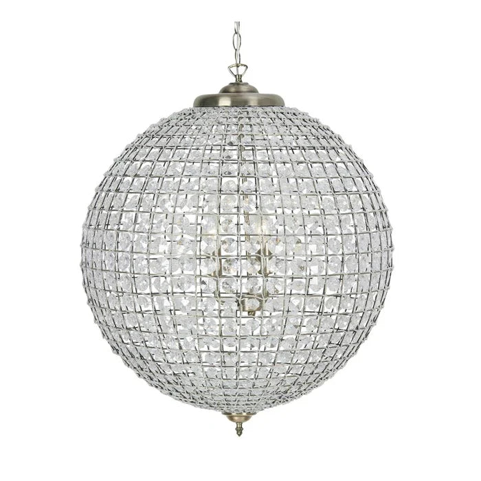 Ballon Pendant - Antique Chrome