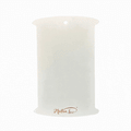 Bias Tape Bobbin gif, empty and with a pink ribbon held by a flower pin