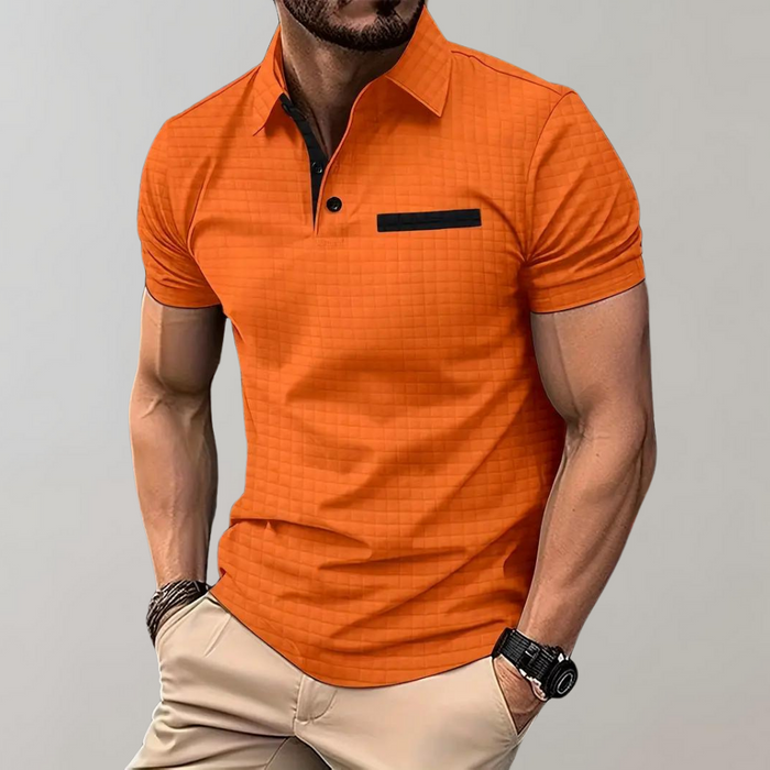 Atmungsaktives Herren Poloshirt – zeitloses Design, Polyester, für Freizeit und Büro 2