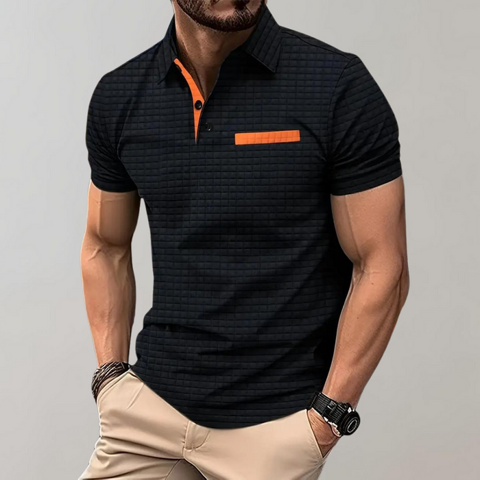 Atmungsaktives Herren Poloshirt – zeitloses Design, Polyester, für Freizeit und Büro 3