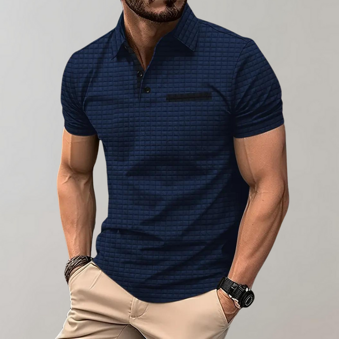 Atmungsaktives Herren Poloshirt – zeitloses Design, Polyester, für Freizeit und Büro 4