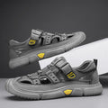 Breathable men's water shoes - casual, PU and mesh upper, EVA sole, for water activities