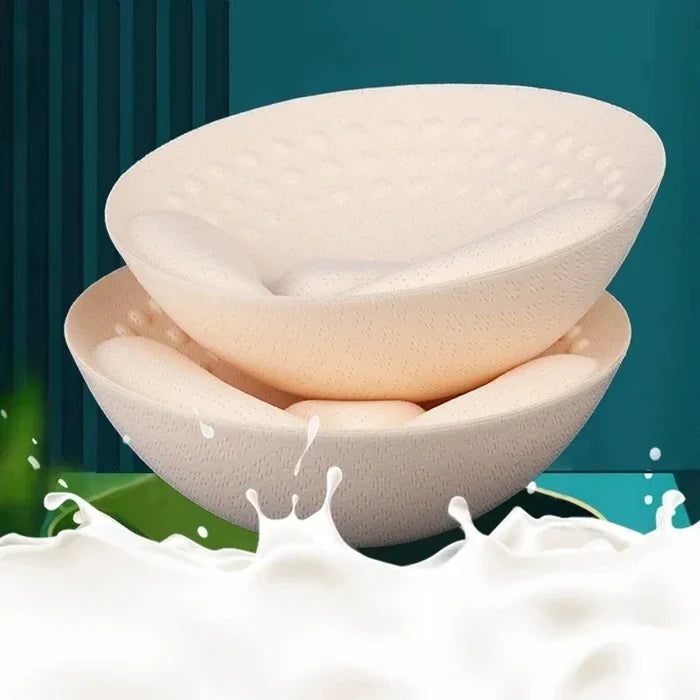 Breathable Women's Bra Pads - 3D Push-Up, Versatile Sponge Padding, For Swimsuits
