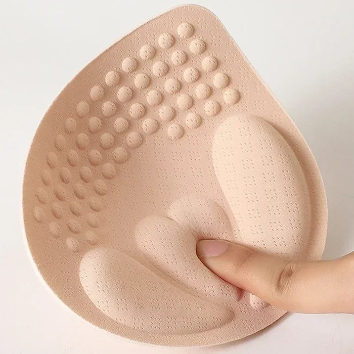 Breathable Women's Bra Pads - 3D Push-Up, Versatile Sponge Padding, For Swimsuits