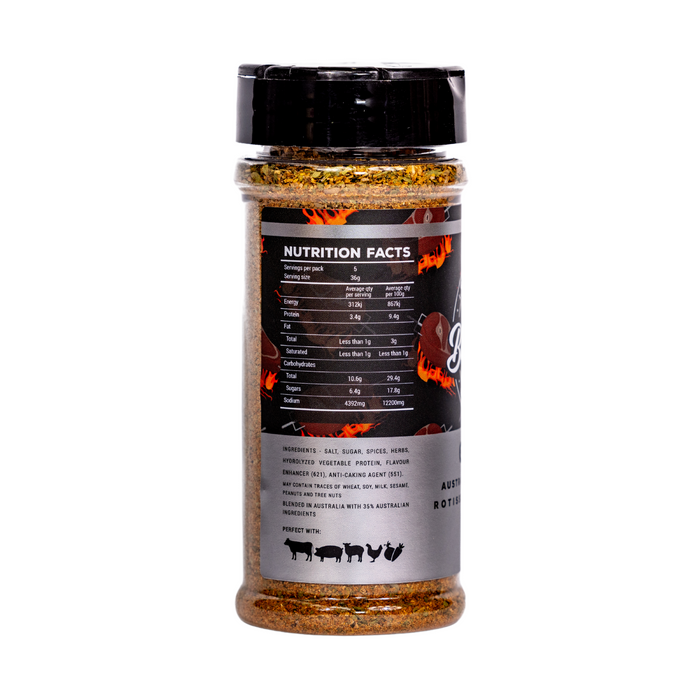 Butchers Axe BBQ Gyros Rotisserie Seasoning