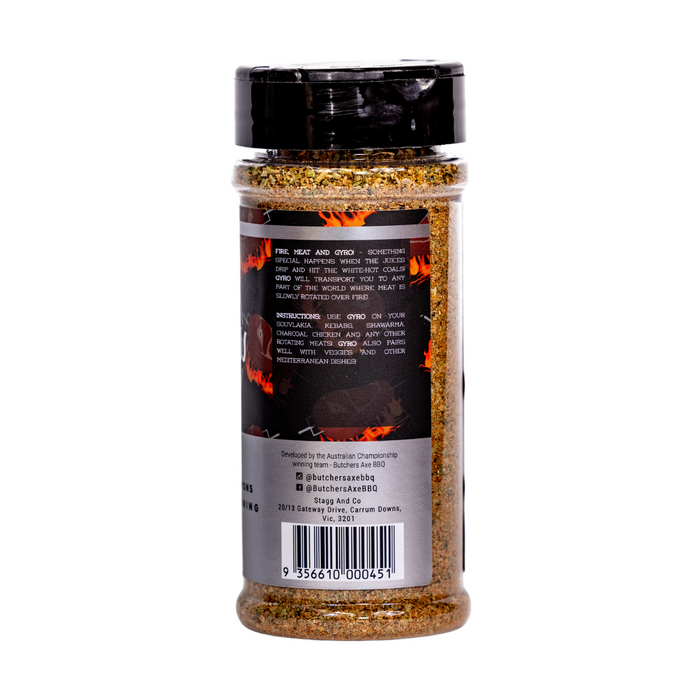 Butchers Axe BBQ Gyros Rotisserie Seasoning