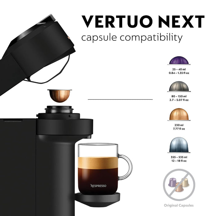 Capsule Coffee Machine 5 Cup Sizes Centrifugal Extraction Matte Black — view 5