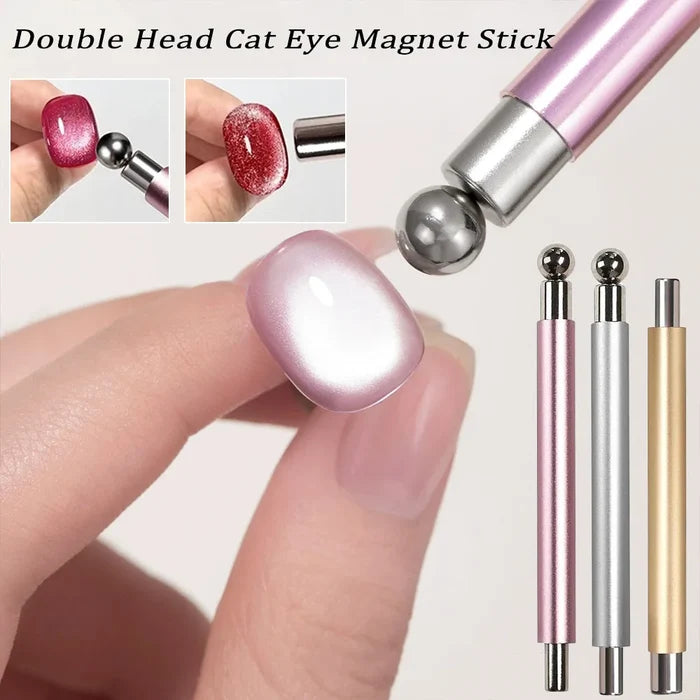 Cat Eye Nail Magnet Double Headed Magnetic Pen Tool For Precise Nail Art Design TikTok Viral Fall 2026
