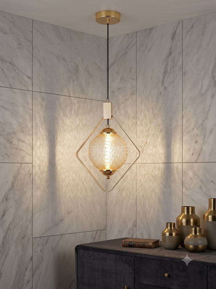 Celestial Geo-Sphere Hanging Light