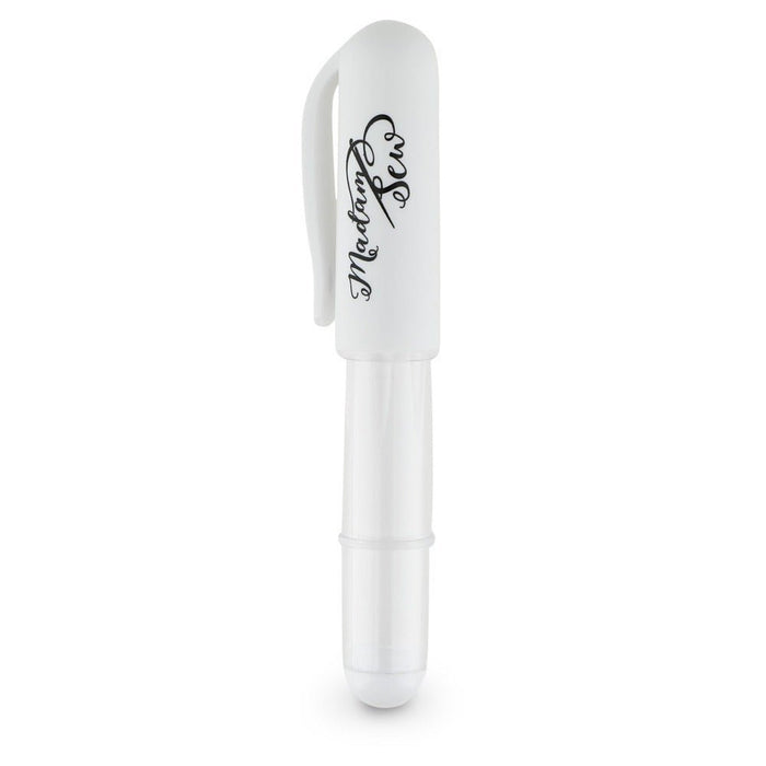 White Chalk Marker for Sewing and Quilting by MadamSew on a white background