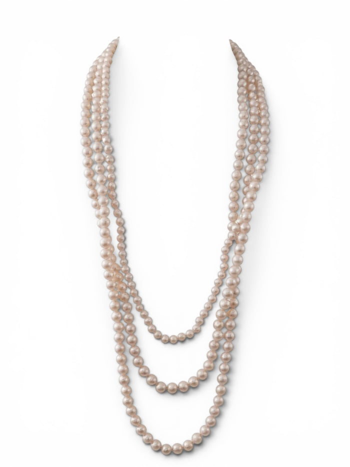 Classic Multi-Layer Pearl Necklace