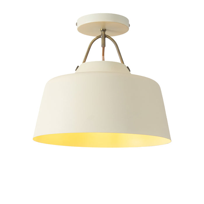 CLERMONT SEMI FLUSH IVORY