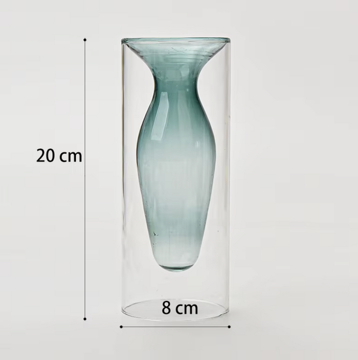 Coloured Vase Blue - Float Jars