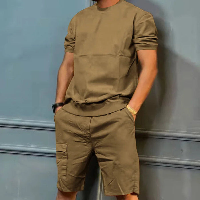 Bequeme Herren Freizeit-Set – lässige Shorts, weiche Baumwolle, für entspannte Tage 6