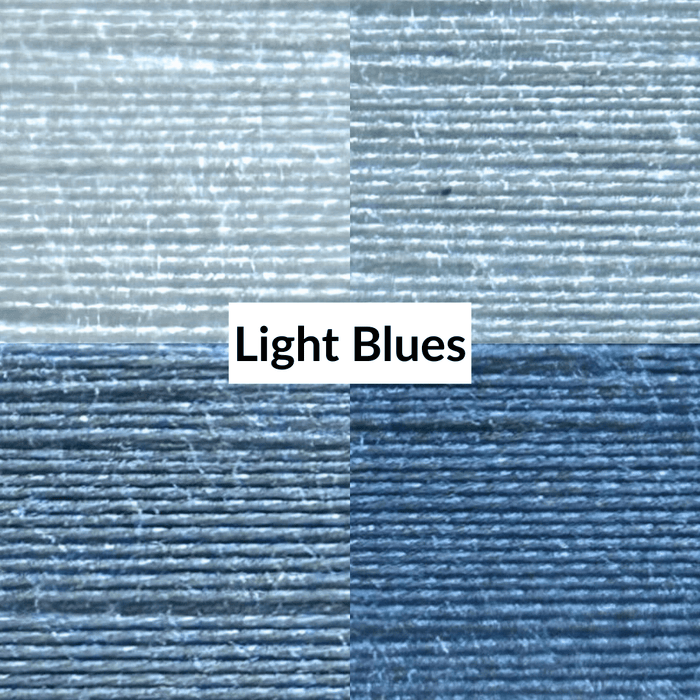 Cotton Thread Set - Light Blues! For Quilting and Sewing - 8 Spools, 4 Colors, 180 Yards Each - MadamSew