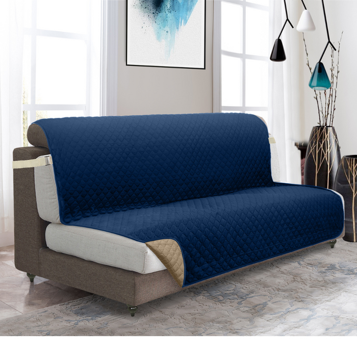 Navy / Tan / Futon (70 IN X 76 IN)