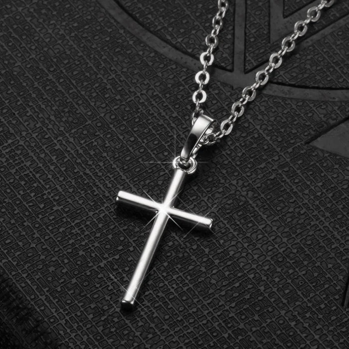 Cross Necklace Pendant Jewelry Unisex Long Chain Christian Charm Gift Idea Summer 2026 Trend