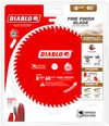 Diablo 8-1/4" x 60-Teeth Fine Finish Saw Blade for Wood