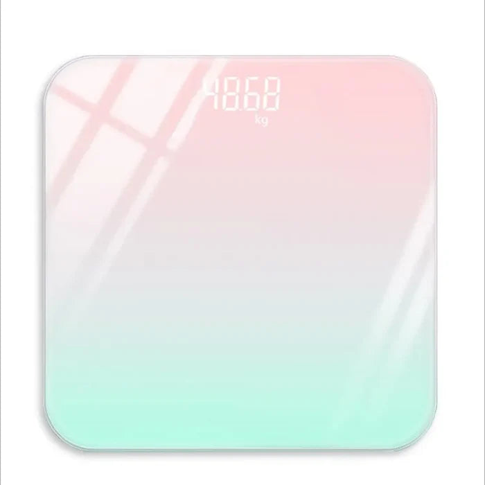 Digital Body Scale Gradient Glass 26 x 26 cm Bathroom Weight Scale Fall 2025 Accurate LED Display