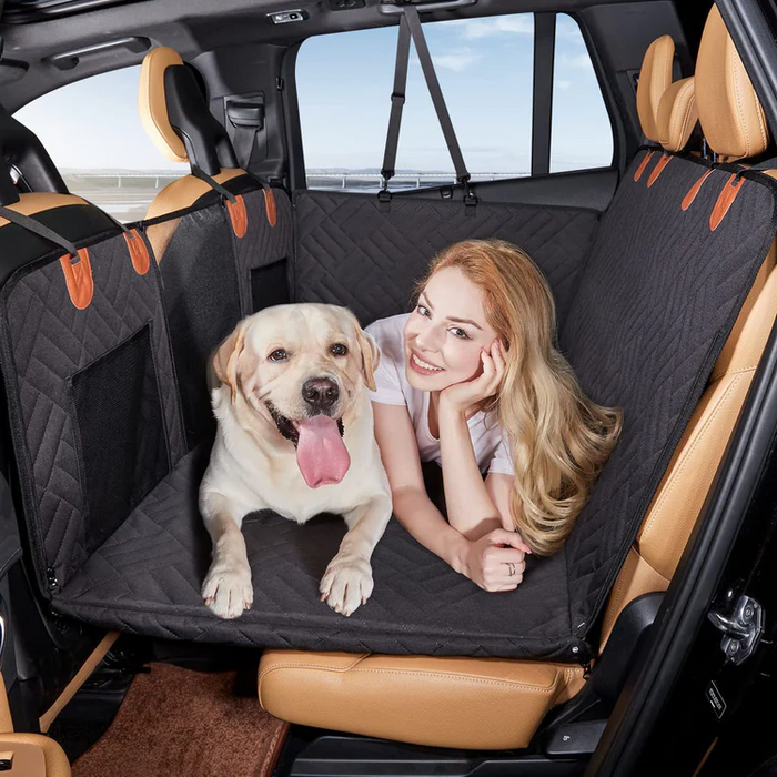 Dog Car Seat Cover Hard Bottom Backseat Protector Road Trip Ready 2026 Stain And Scratch Resistant