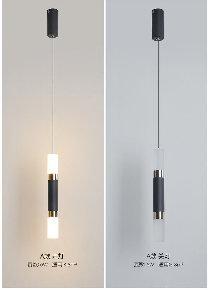 Double Side Hanging Cylinder Light