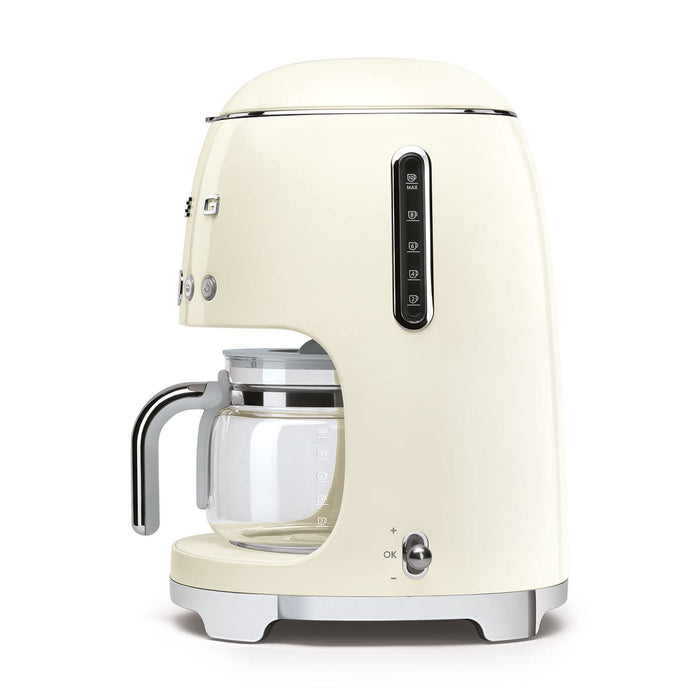 Drip Coffee Machine 1.4L 1050W 10 Cup Auto-Start Cream — view 4
