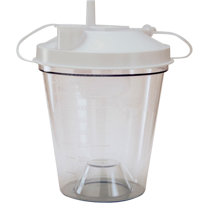 Drive Medical 800cc Disposable Suction Canister-Case of 48