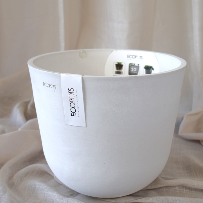 Eco Pot Oslo White 25cm