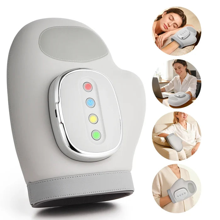Electric Air Pressure Hand Massager – Finger Airbag Compress Thumb Acupoint Palm Kneading Glove 2026