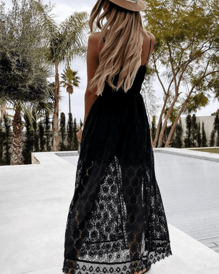 Elegant Boho Womens Dress in Soft Cotton, Knee-Length Summer Dress for Casual Outings and Events-6