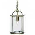 Fern Ceiling Lantern Antique Brass 1 Light