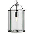 Fern Ceiling Lantern Antique Chrome 1 Light