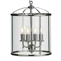 Fern Ceiling Lantern Chrome 4 Light
