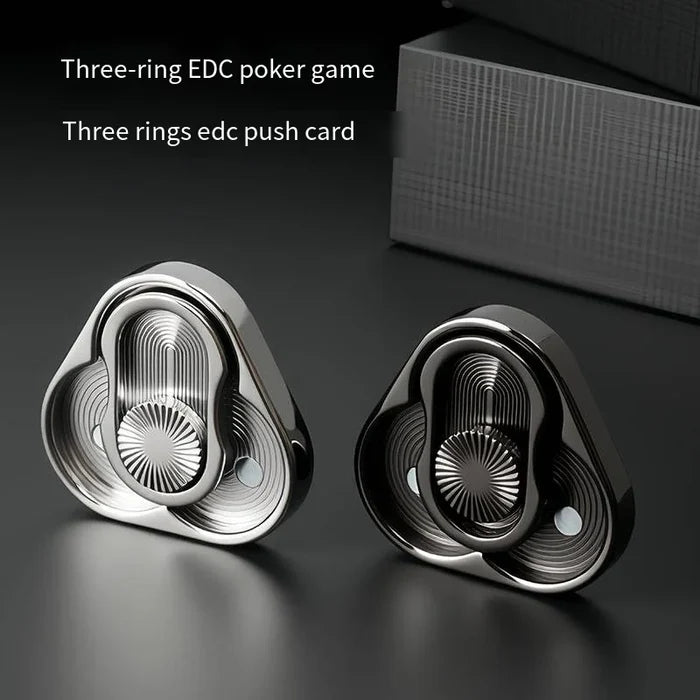 Fidget Spinner Coin Metal Triangle EDC Hand Toy for Decompression TikTok Viral Fall 2026 Gift