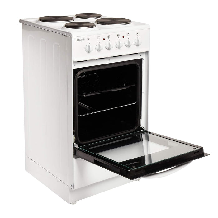 Freestanding Electric Cooker 52L 50cm White — view 3