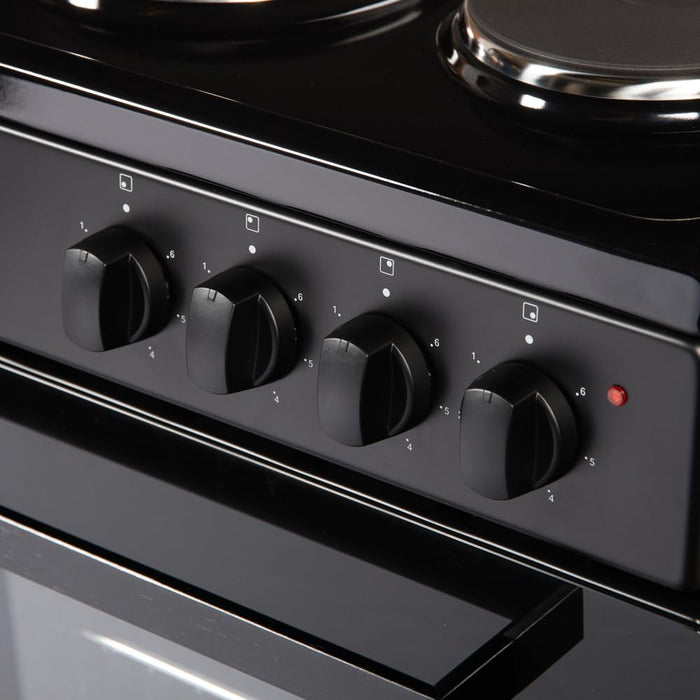 Freestanding Electric Cooker 62L 50cm Black — view 5