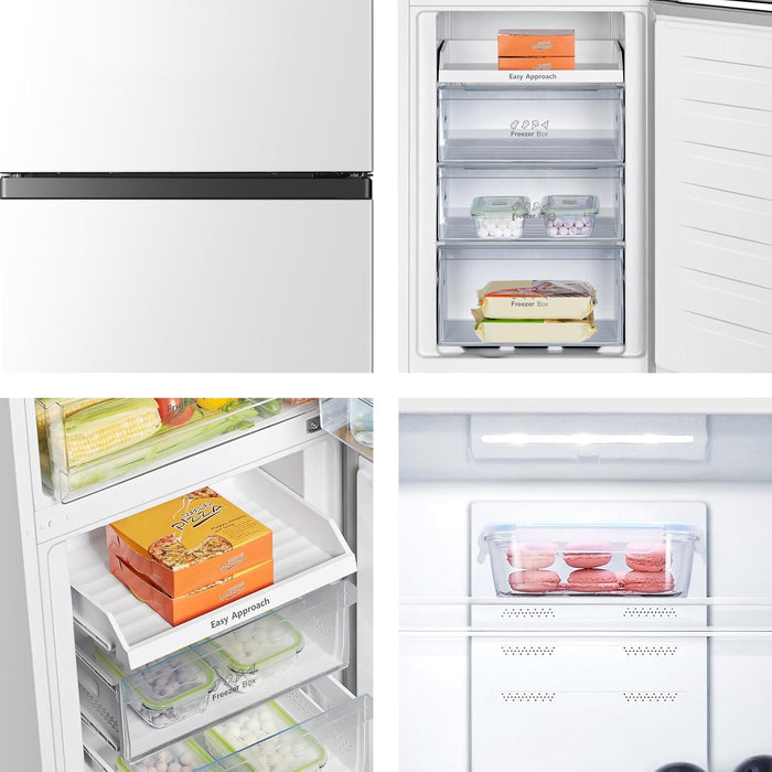 Freestanding Fridge Freezer 256L 50/50 Frost Free White — view 4