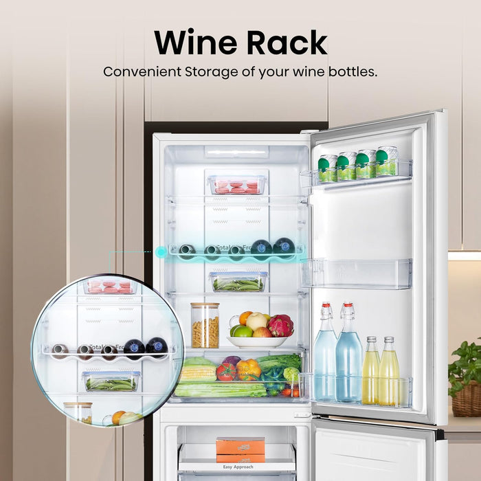 Freestanding Fridge Freezer 256L 50/50 Frost Free White — view 7