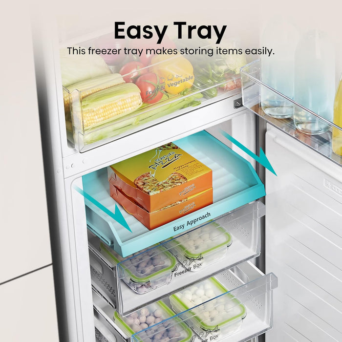 Freestanding Fridge Freezer 256L 50/50 Frost Free White — view 8