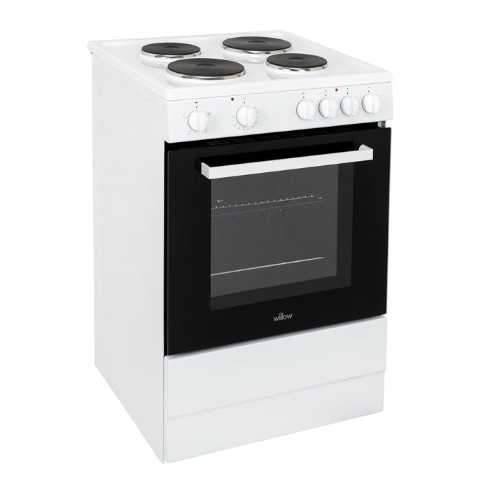 Freestanding Single Cavity Electric Cooker 68L 60cm White — view 6
