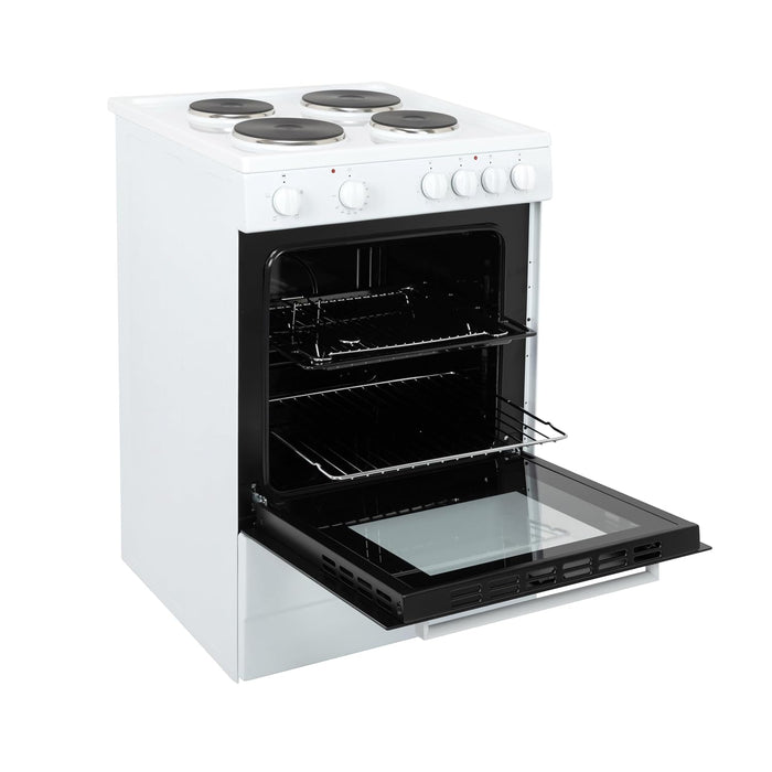 Freestanding Single Cavity Electric Cooker 68L 60cm White — view 7